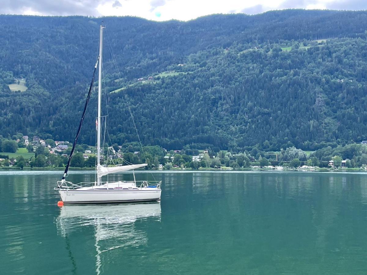 Ferienwohnung Mit Seeblick - Ossiacher See Gerlitzen Sattendorf ภายนอก รูปภาพ