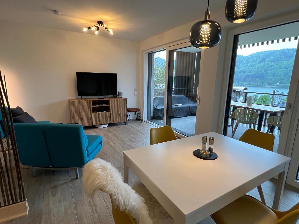 Ferienwohnung Mit Seeblick - Ossiacher See Gerlitzen Sattendorf ภายนอก รูปภาพ